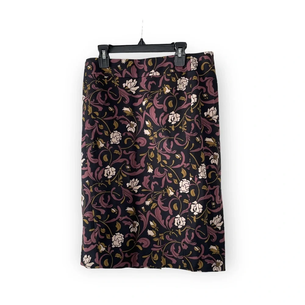 LOFT floral skirt